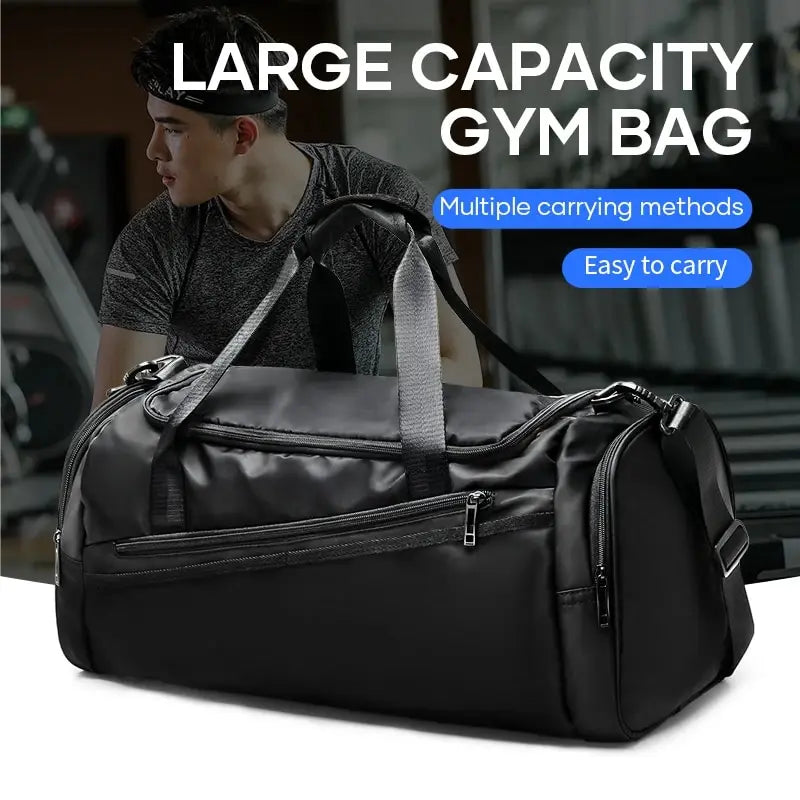 Gym and Travel Duffel Bag with Shoes Compartment