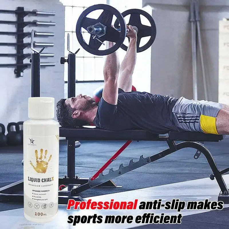 Liquid Chalk Grip Cream (50/100/200ml) – Anti-Slip Power for Lifting & Climbing